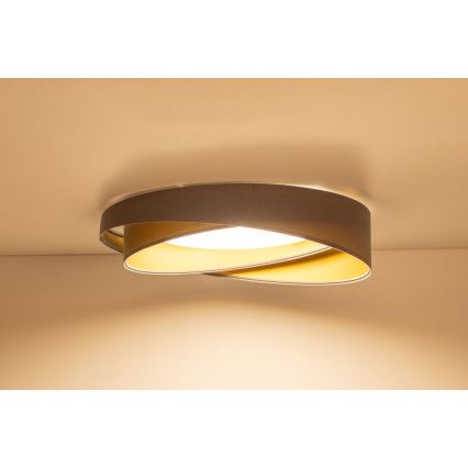 LED plafondlamp GALAXY MODERN LED/24W/230V Ø 55 cm grijs/goud