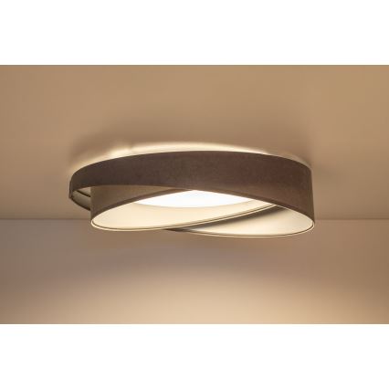 LED-plafondlamp GALAXY MODERN LED/24W/230V Ø 55 cm grijs/zilver