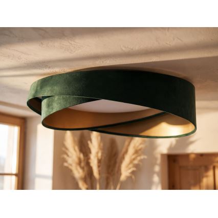 LED plafondlamp GALAXY MODERN LED/24W/230V Ø 55 cm groen/goud