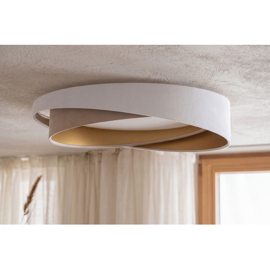 LED-plafondlamp GALAXY MODERN LED/24W/230V Ø 55 cm wit/beige/goud
