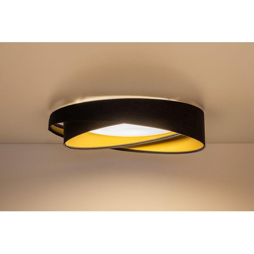 LED plafondlamp GALAXY MODERN LED/24W/230V Ø 55 cm zwart/goud