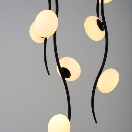 LED Plafondlamp GELA 18xLED/3W/230V 3000K zwart