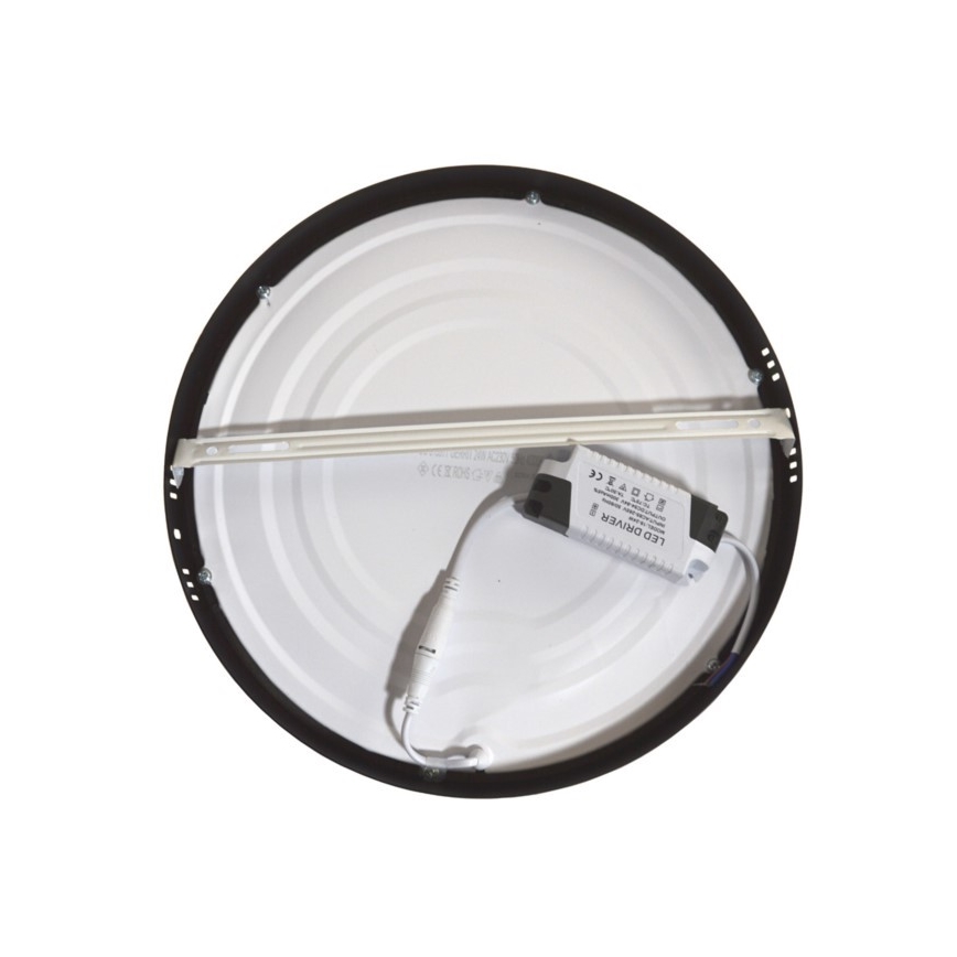 LED Plafondlamp GERRIT LED/24W/230V 4000K zwart