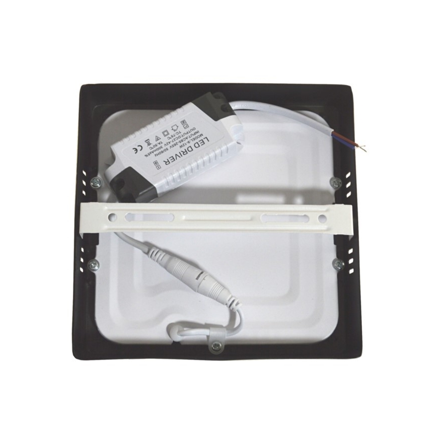 LED Plafondlamp GERRY LED/12W/230V 4000K zwart