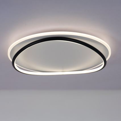 LED plafondlamp HALO LED/38W/230V Ø 50 cm zwart