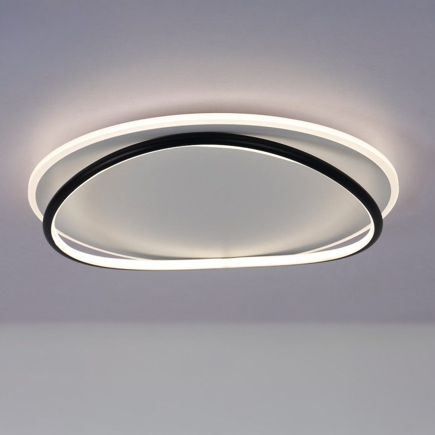 LED plafondlamp HALO LED/38W/230V Ø 50 cm zwart