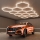 LED plafondlamp HEXAGON LED/570W/85-265V 4000K 522x298 cm CRI 90 IP44 wit