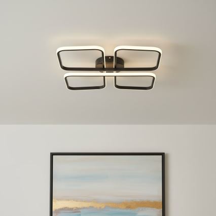 LED-plafondlamp HIDALGO LED/40W/230V zwart