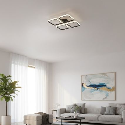 LED-plafondlamp HIDALGO LED/40W/230V zwart