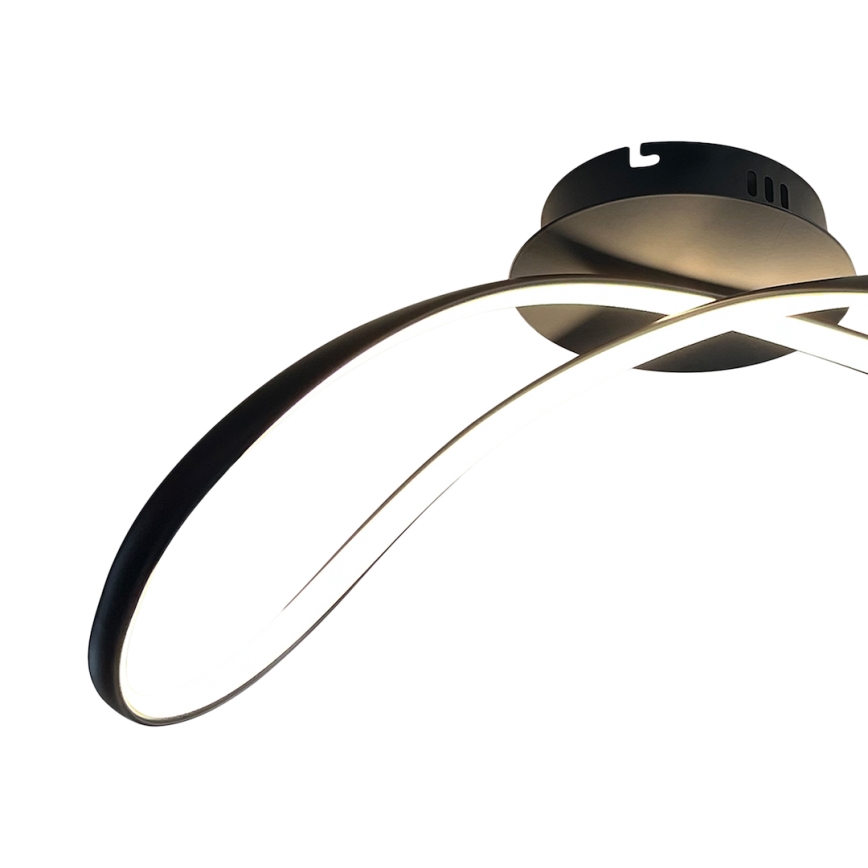 LED Plafondlamp INFINITY LED/21W/230V zwart