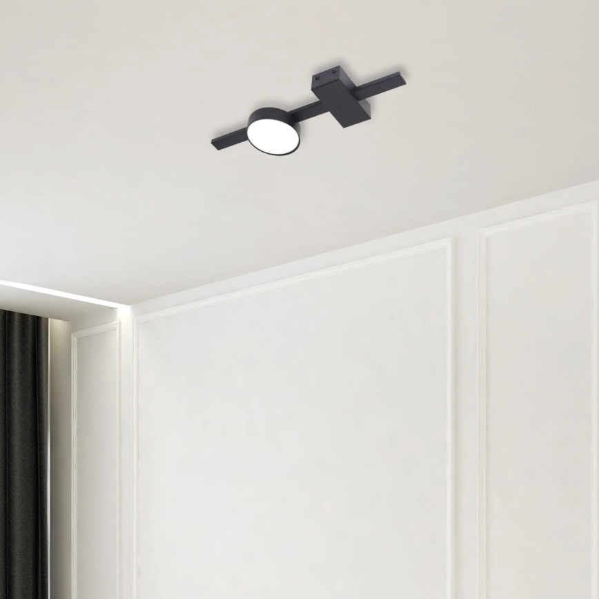 LED Plafondlamp JOY 1xGX53/6W/230V zwart