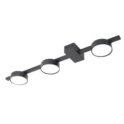 LED Plafondlamp JOY 3xGX53/6W/230V zwart