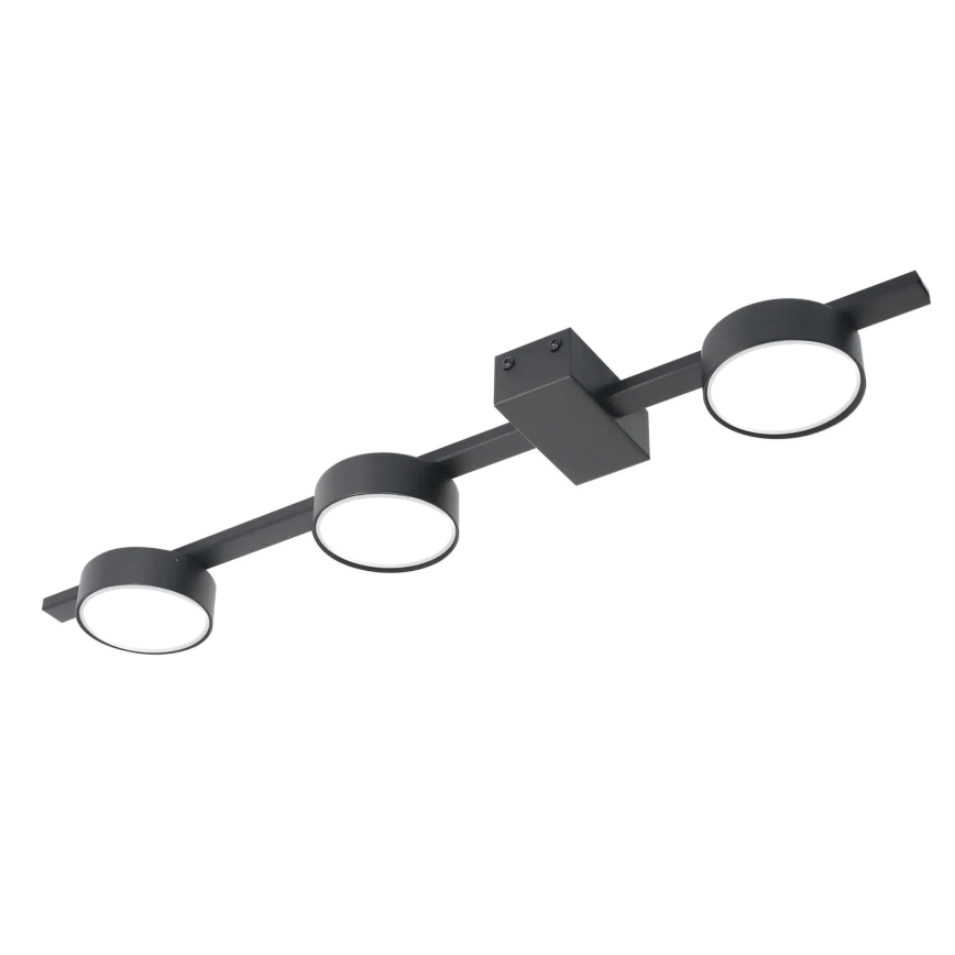 LED Plafondlamp JOY 3xGX53/6W/230V zwart