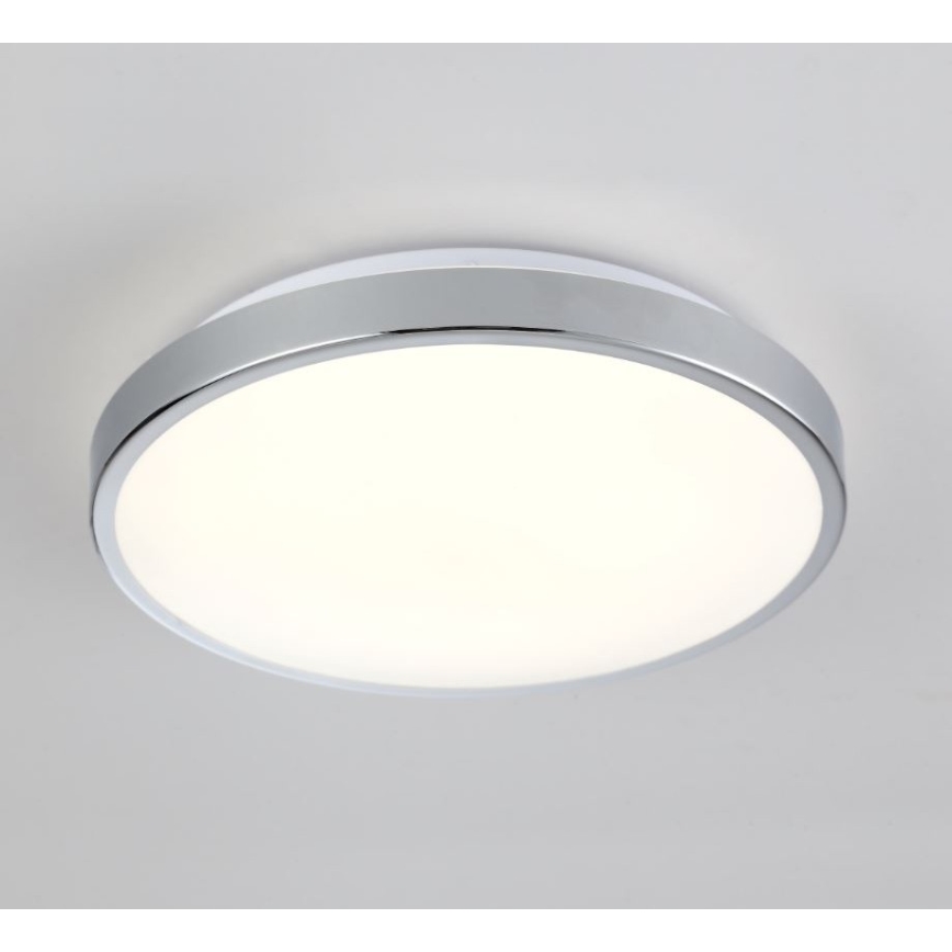 LED Plafondlamp KERN LED/15W/230V diameter 30 cm glanzend chroom