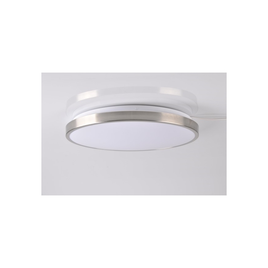LED Plafondlamp KERN LED/24W/230V nikkel