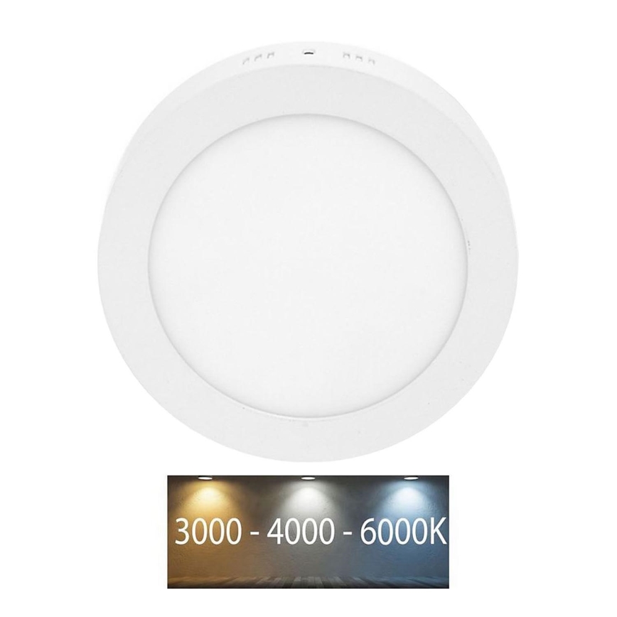 LED Plafondlamp LADA LED/12W/230V 3000/4000/6000K diameter 17 cm wit