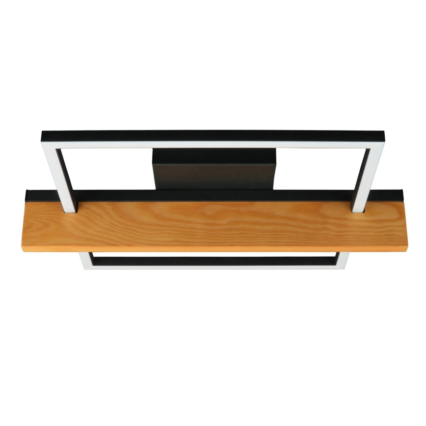 LED plafondlamp LARYSA LED/11,5W/230V 35x45 cm dennenhout