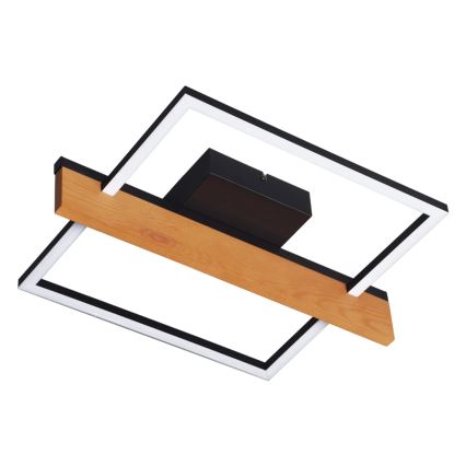 LED plafondlamp LARYSA LED/11,5W/230V 35x45 cm dennenhout
