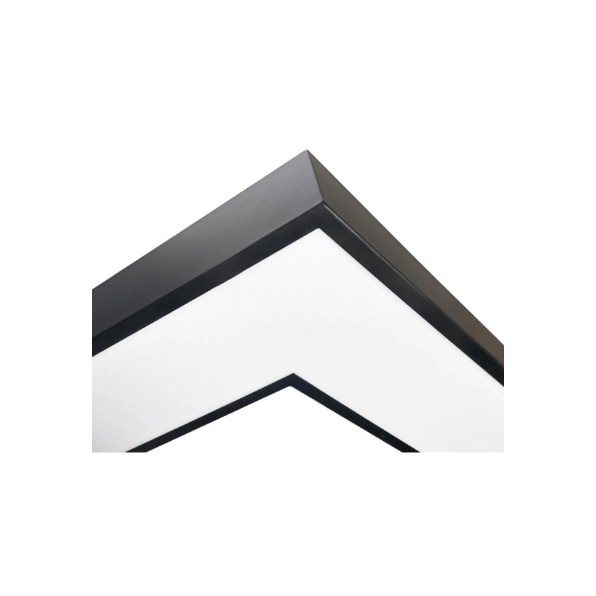 LED plafondlamp LED/100W/230V 3000/4000/6500K 80x80 cm zwart