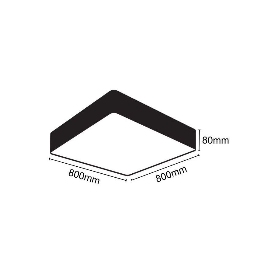 LED Plafondlamp LED/110W/230V 4000K 80x80 cm
