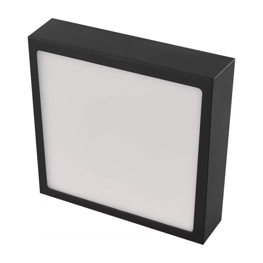 LED Plafondlamp NEXXO LED/12,5W/230V 3000/3500/4000K 17x17 cm zwart