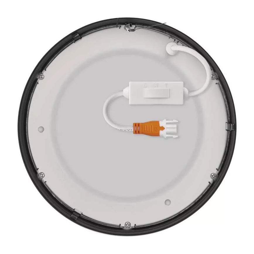 LED Plafondlamp NEXXO LED/12,5W/230V 3000/3500/4000K d. 17 cm zwart