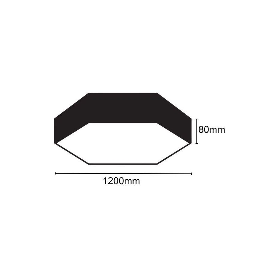 LED Plafondlamp LED/120W/230V 4000K diameter 120 cm