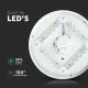 LED Plafondlamp LED/12W/230V 22,5cm 3000K/4000K/6400K gebroken witit