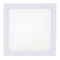 LED Plafondlamp LED/12W/230V 2700K 16,3x16,3 cm wit
