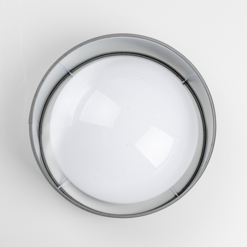 LED-plafondlamp LED/12W/230V Ø 32 cm grijs/zilver