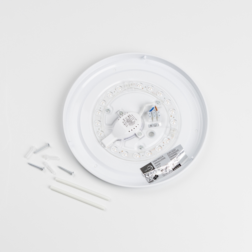 LED plafondlamp LED/12W/230V Ø 32 cm taupe/goud