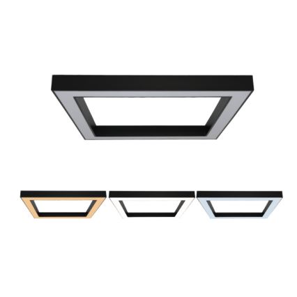 LED-plafondlamp LED/130W/230V 3000/4000/6500K 100x100 cm zwart