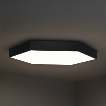 LED plafondlamp LED/135W/230V 3000/4000/6500K Ø 80 cm zwart
