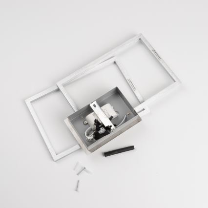 LED plafondlamp LED/17W/230V mat chroom