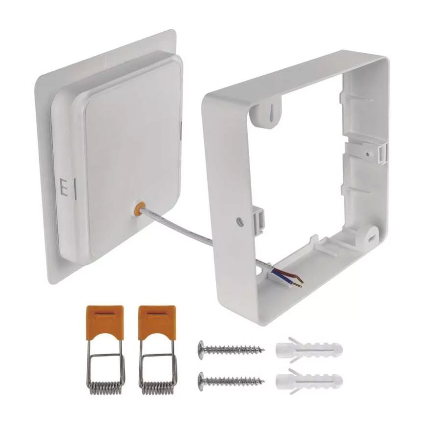 LED plafondlamp LED/18W/230V 17x17 cm wit