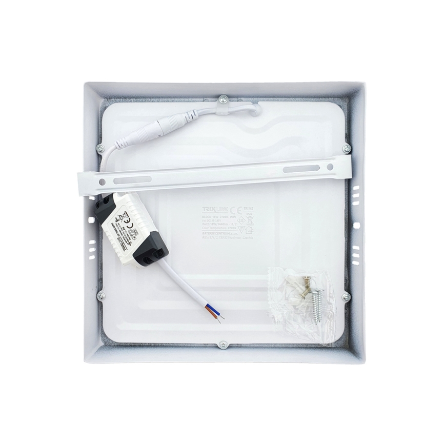 LED Plafondlamp LED/18W/230V 2700K 21x21 cm wit