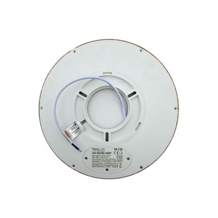 LED plafondlamp LED/18W/230V 3000/4000/6500K Ø 23 cm bruin