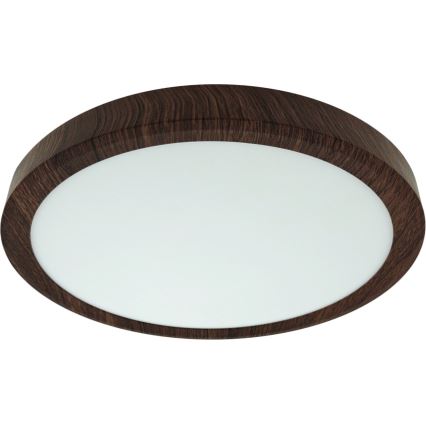 LED plafondlamp LED/18W/230V 3000/4000/6500K Ø 23 cm bruin