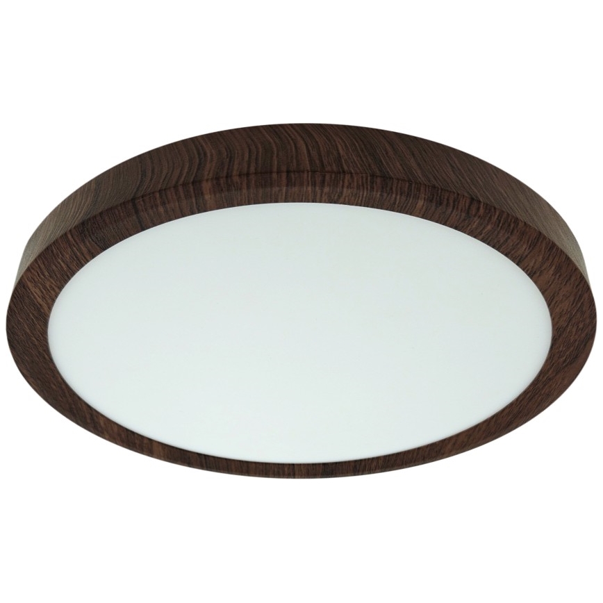 LED plafondlamp LED/18W/230V 3000/4000/6500K Ø 23 cm bruin