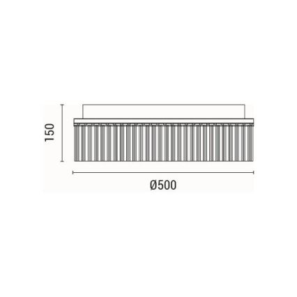 LED Plafondlamp LED/18W/230V 3000K