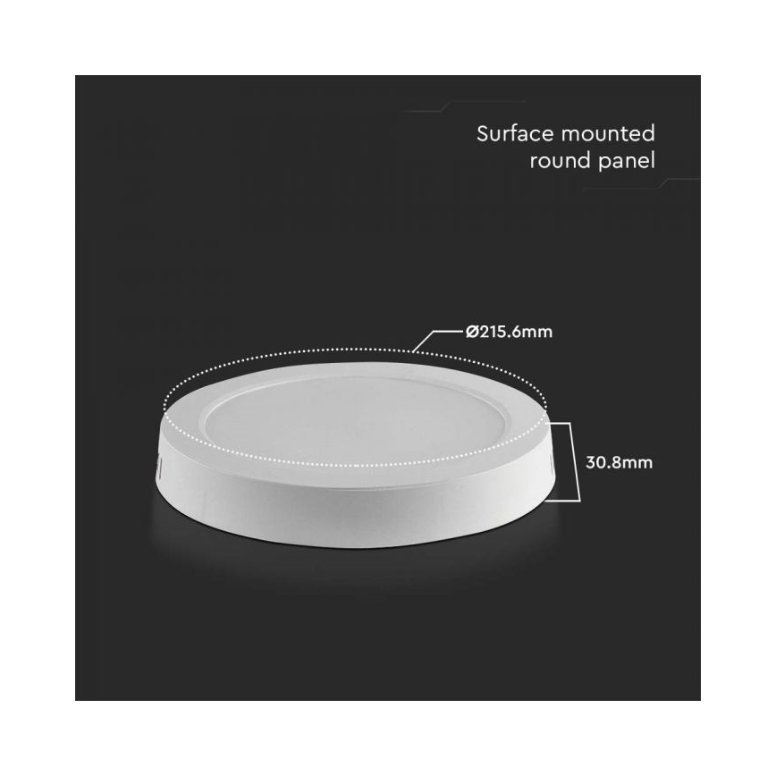 LED Plafondlamp LED/18W/230V 6500K