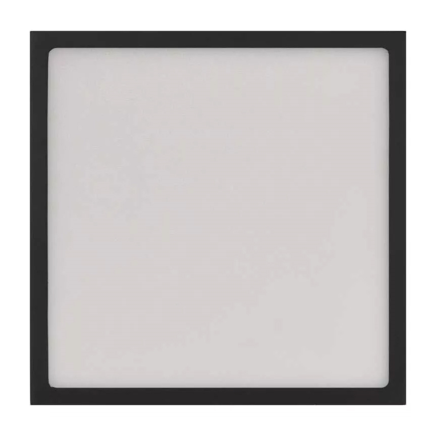 LED Plafondlamp NEXXO LED/21W/230V 3000/3500/4000K 22,5x22,5 cm zwart