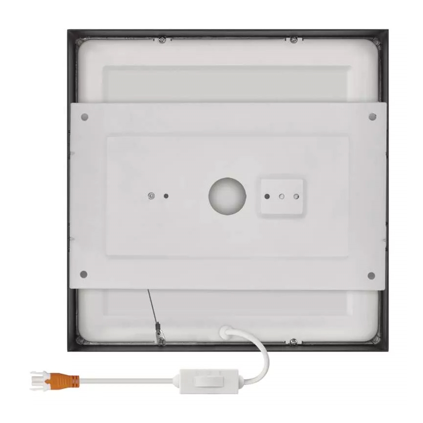 LED Plafondlamp NEXXO LED/21W/230V 3000/3500/4000K 22,5x22,5 cm zwart