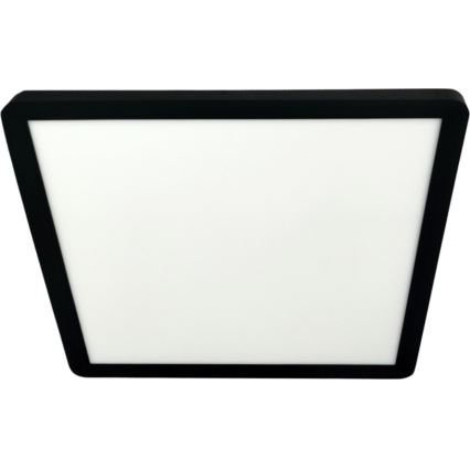 LED-plafondlamp LED/24W/230V 3000/4000/6500K 30x30 cm zwart