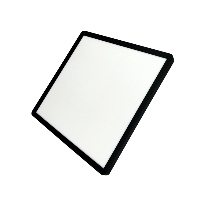 LED-plafondlamp LED/24W/230V 3000/4000/6500K 30x30 cm zwart