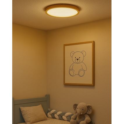 LED plafondlamp LED/24W/230V 3000/4000/6500K Ø 30 cm beige