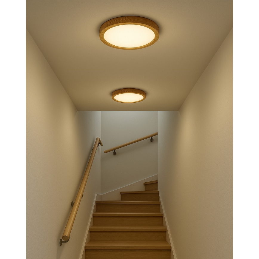 LED plafondlamp LED/24W/230V 3000/4000/6500K Ø 30 cm beige