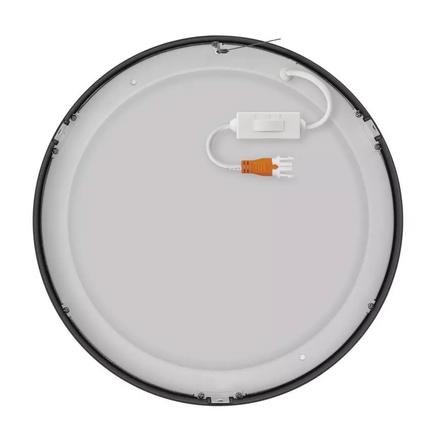 LED Plafondlamp NEXXO LED/28,5W/230V 3000/3500/4000K d. 30 cm zwart