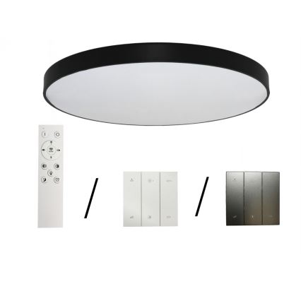 LED-plafondlamp LED/300W/230V 3000/4000/6500K Ø 120 cm zwart