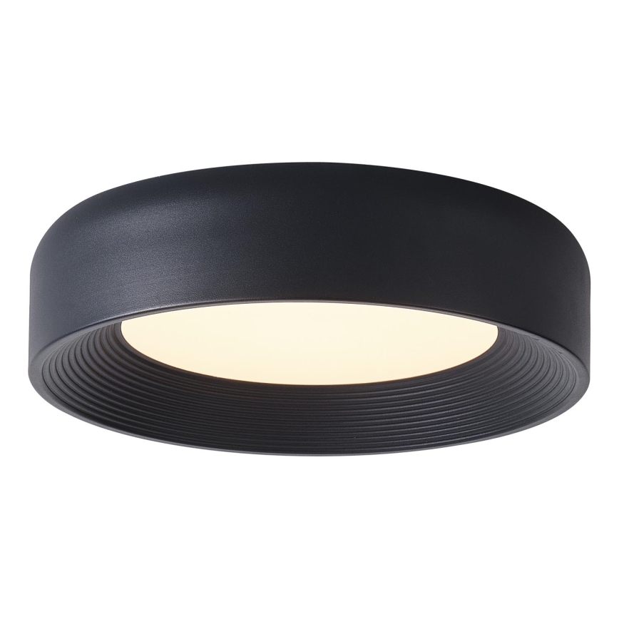 LED Plafondlamp LED/30W/230V 3000K zwart diameter 40 cm